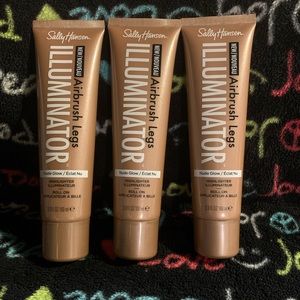 (3) Sally Hansen Airbrush Legs Illuminator Nude Glow, 3.4 fl oz